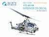 Quinta Studio QD+72190 AH-1W 3D-Printed & coloured Interior on decal paper (Dream Model) 1/72